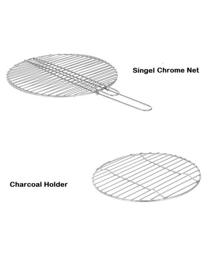 Round Camping Grill - Fixed Holder
