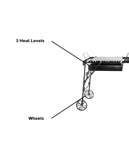 Rustic Garden Grill / Double Grill - L