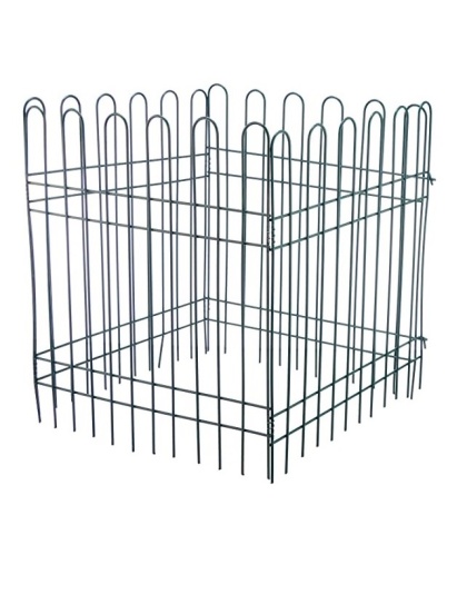 Steel Garden Fence 160 x 40 cm