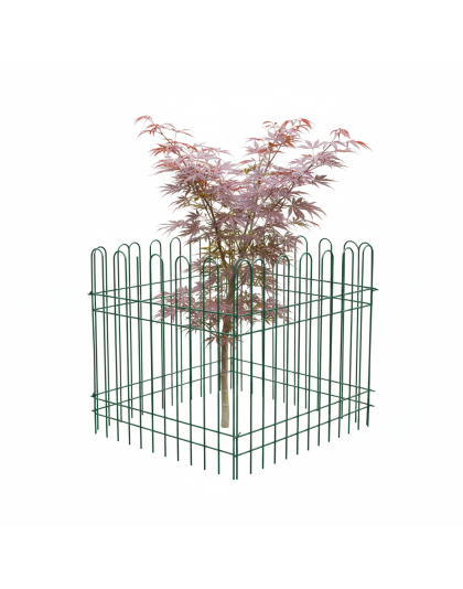 Steel Garden Fence 160 x 40 cm